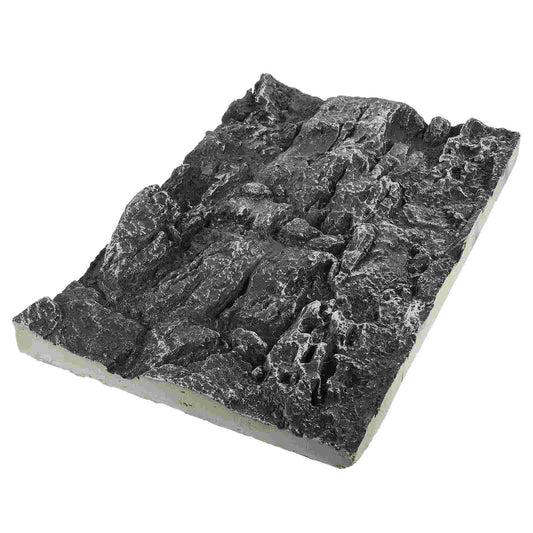 Premium Rock Aquarium Background - Natural Stone Terrarium Backdrop for Fish Tanks