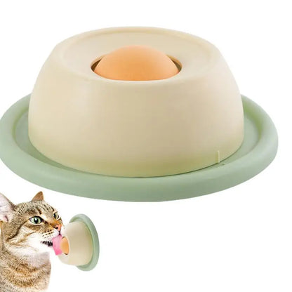 Interactive Cat Lick Mat - Rotating Slow Feeder & Puzzle Bowl | Petziverse
