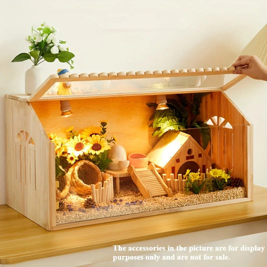 Small Pet Habitat for Hamsters, Mice, Reptiles &  Hedgehogs