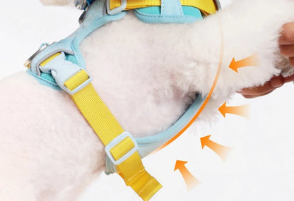 Breathable Dog Vest Harness - Waterproof Chest Strap Walking System