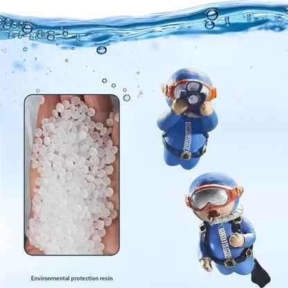 Floating Astronaut Diver Aquarium Ornament - Unique Fish Tank Decoration