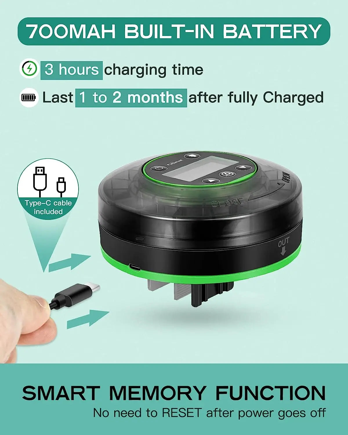 Professional Automatic Fish Feeder - Programmable Timer Dispenser with LCD Display