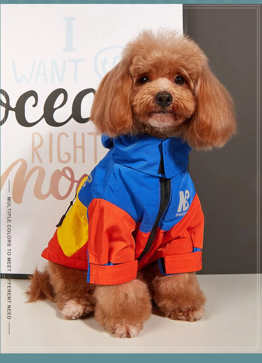 Waterproof Dog Raincoat - Premium Pet Rain Jacket for Medium Large Dogs French Bulldog Chihuahua