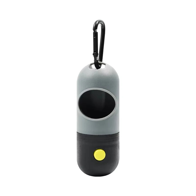 Premium LED Dog Poop Bag Dispenser - Illuminated Waste Bag System with Biodegradable Bags
