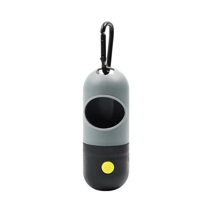 Premium LED Dog Poop Bag Dispenser - Illuminated Waste Bag System with Biodegradable Bags