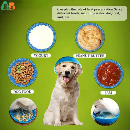 Pet Lick Mat & Bowl Set - Anxiety Relief & Slow Feeding Solution | Petziverse