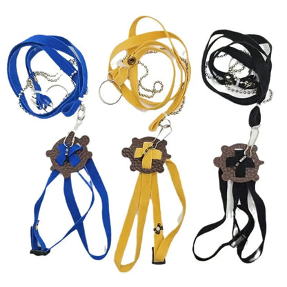 Soft Reptile Leash - Professional Velvet Training Harness for Turtles and Lizards
