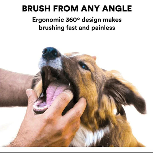 Premium Pet Finger Toothbrush - Professional Dental Care System for Dogs & Cats
