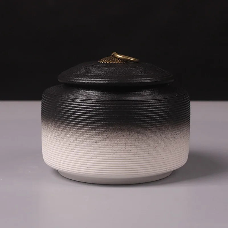 Ceramic Pet Memorial Urn - Beautiful Keepsake Box for Beloved Companions