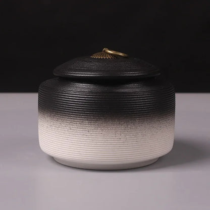 Ceramic Pet Memorial Urn - Beautiful Keepsake Box for Beloved Companions