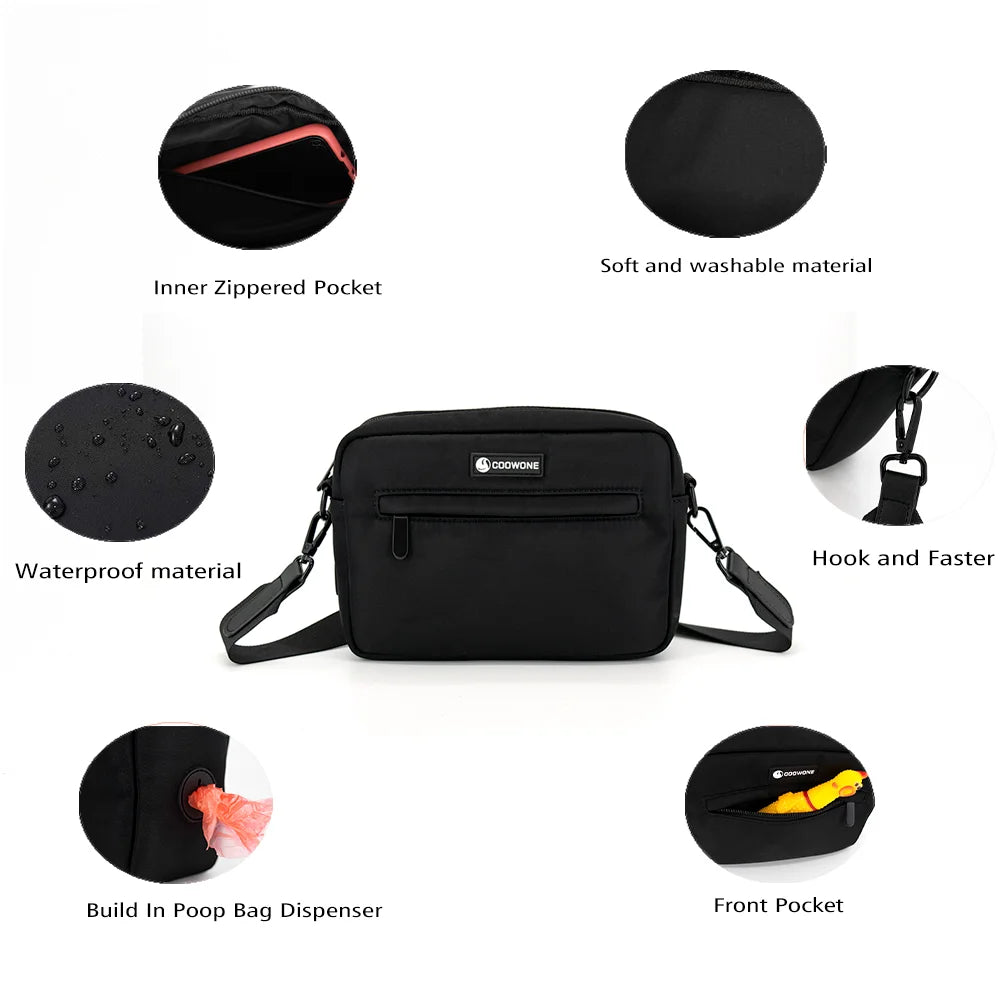 Waterproof Dog Treat Pouch - Training Bag with Built-in Poop Dispenser | Petziverse