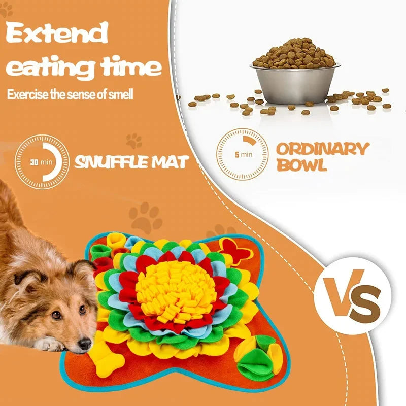 🐕 Premium Dog Snuffle Mat - Interactive Feeding Puzzle by Petziverse