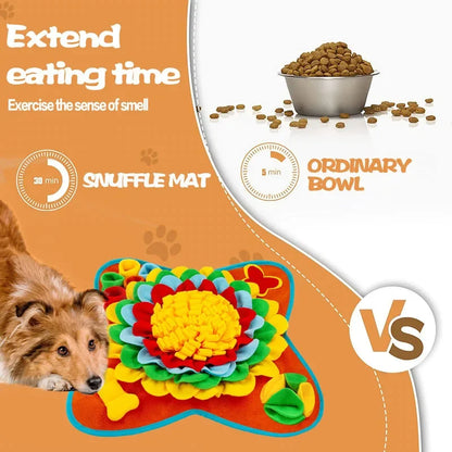 🐕 Premium Dog Snuffle Mat - Interactive Feeding Puzzle by Petziverse