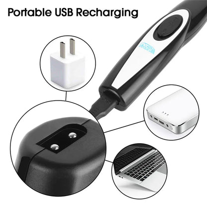 Professional Dog Grooming Clippers - USB Rechargeable Silent Pet Trimmer Kit
