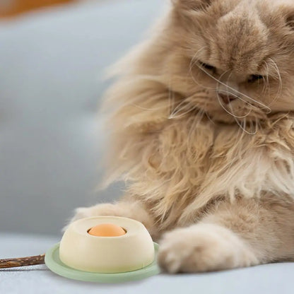Interactive Cat Lick Mat - Rotating Slow Feeder & Puzzle Bowl | Petziverse