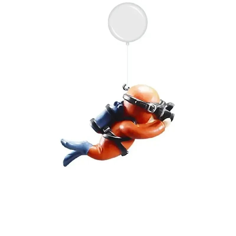 Floating Astronaut Diver Aquarium Ornament - Unique Fish Tank Decoration