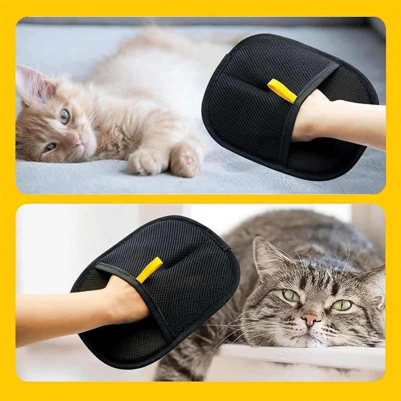 Premium Pet Hair Removal Gloves - Professional Static-Free Grooming Kit