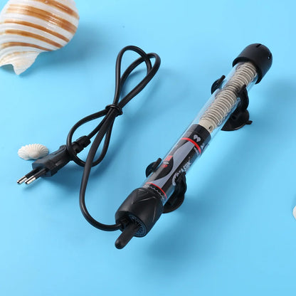Adjustable Aquarium Heater - 25-300W Fish Tank Heating Rod with Automatic Thermostat