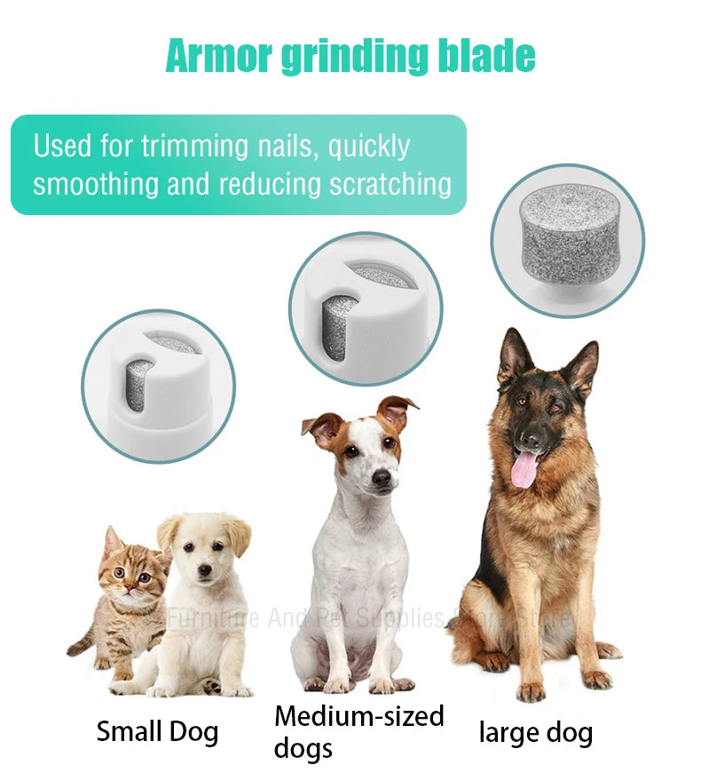 Professional Dog Hair Clippers - USB Rechargeable Silent Pet Grooming Trimmer