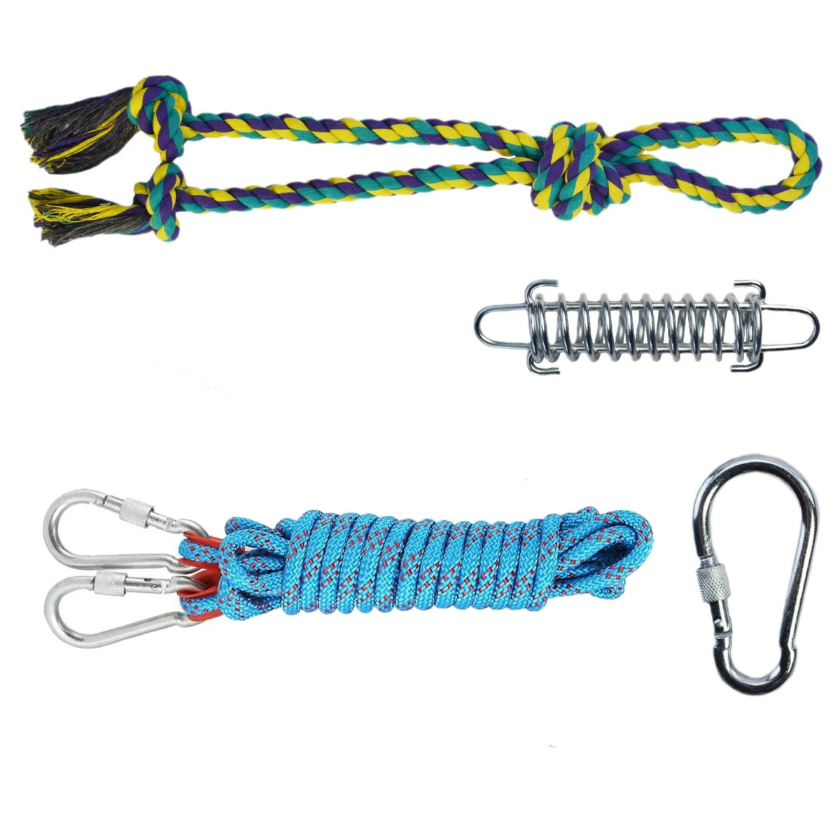 Interactive Dog Bungee Rope Toy - Hanging Exercise & Training System