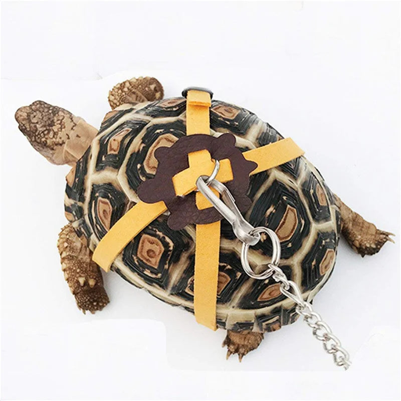 Soft Reptile Leash - Professional Velvet Training Harness for Turtles and Lizards