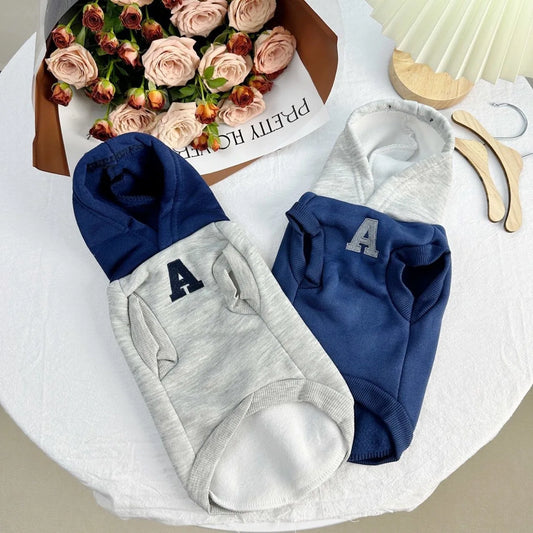 Premium Dog Soft Sweatshirt - Winter Warm Pet Hoodie for Small Medium Dogs French Bulldog Chihuahua
