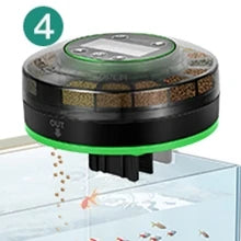 Professional Automatic Fish Feeder - Programmable Timer Dispenser with LCD Display