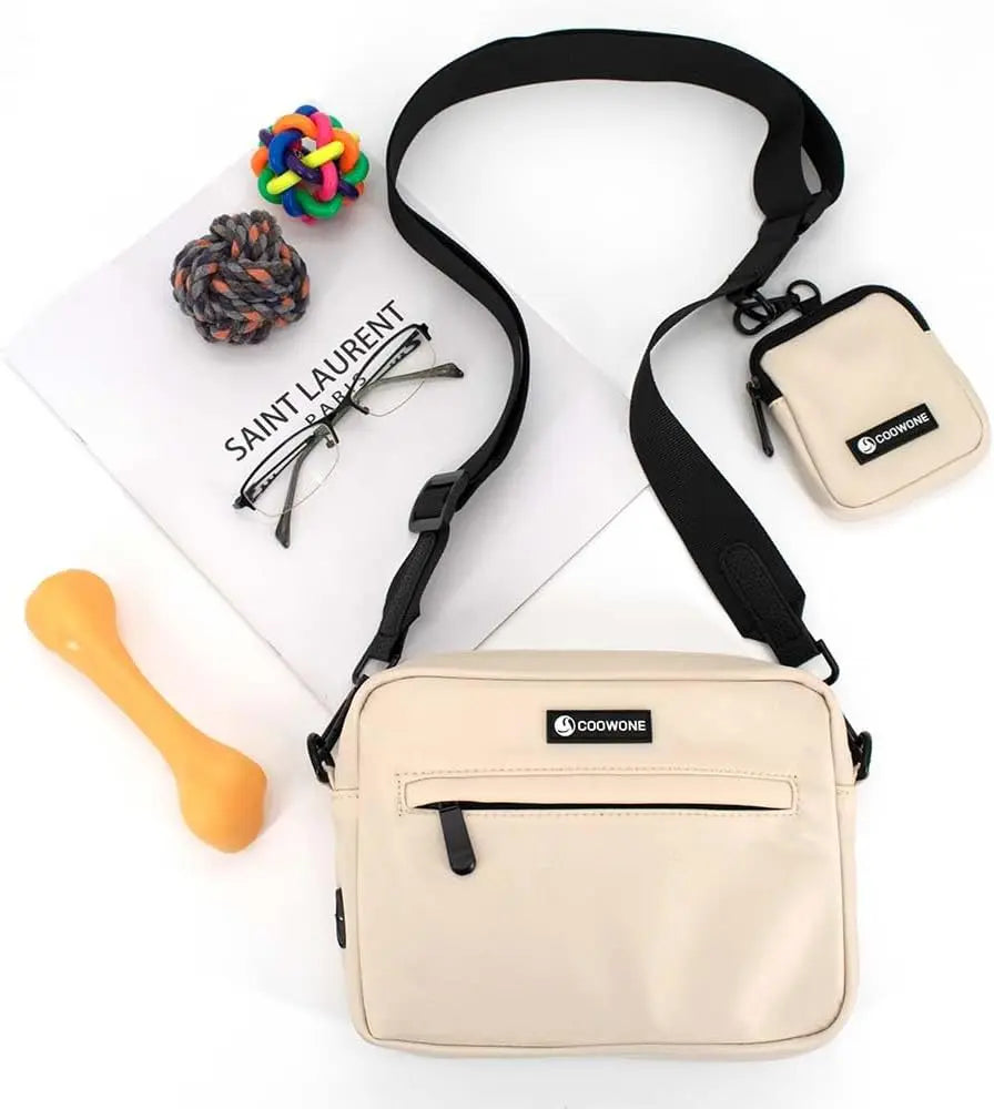 Waterproof Dog Treat Pouch - Training Bag with Built-in Poop Dispenser | Petziverse
