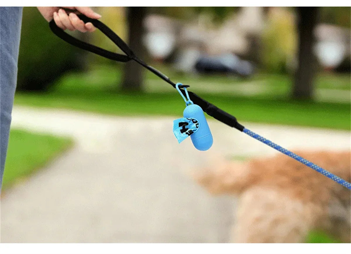 Premium LED Dog Poop Bag Dispenser - Illuminated Waste Bag System with Biodegradable Bags