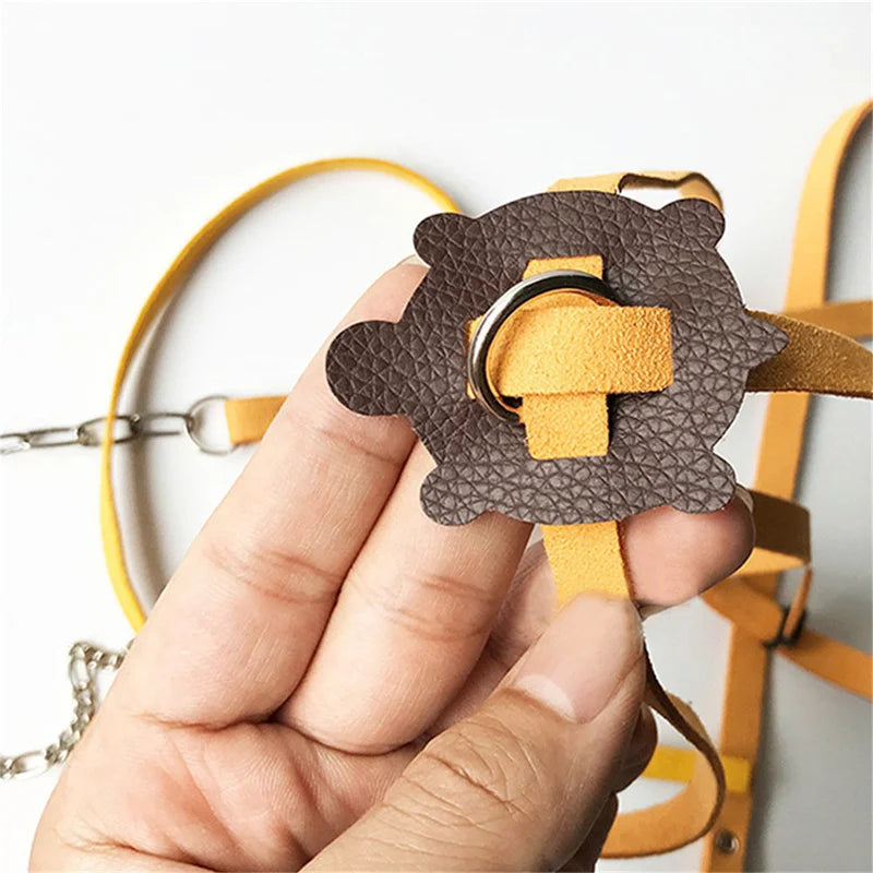 Soft Reptile Leash - Professional Velvet Training Harness for Turtles and Lizards