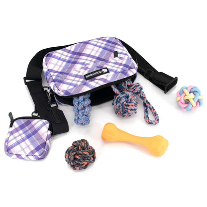 Waterproof Dog Treat Pouch - Training Bag with Built-in Poop Dispenser | Petziverse