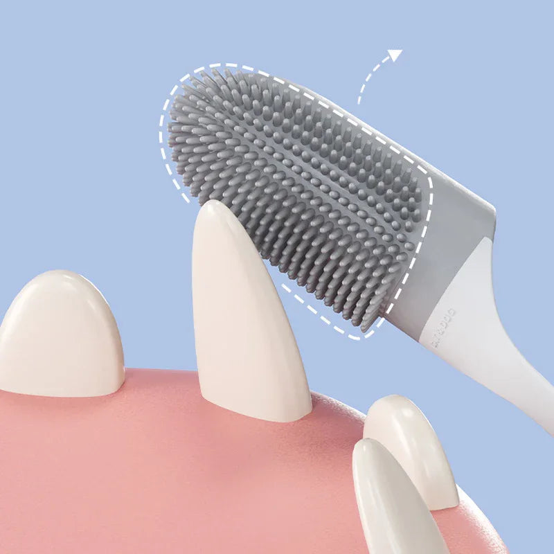 Silicone Finger Toothbrush for Dogs and Cats - Pet Dental Care Tool