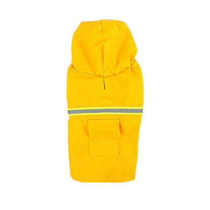 Waterproof Dog Raincoat - Reflective Hooded Jacket with Leash Hole