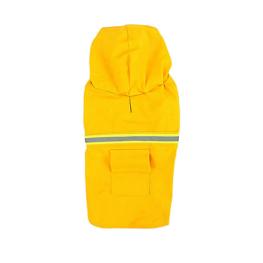Waterproof Dog Raincoat - Reflective Hooded Jacket with Leash Hole